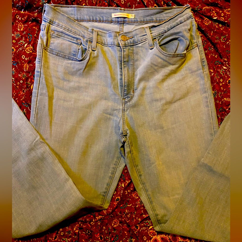 Levi’s High Rise Straight Jeans